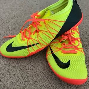 Nike Bionic 1.0 neon yellow cross trainer. Size 9.5 (41) Worn once inside only.